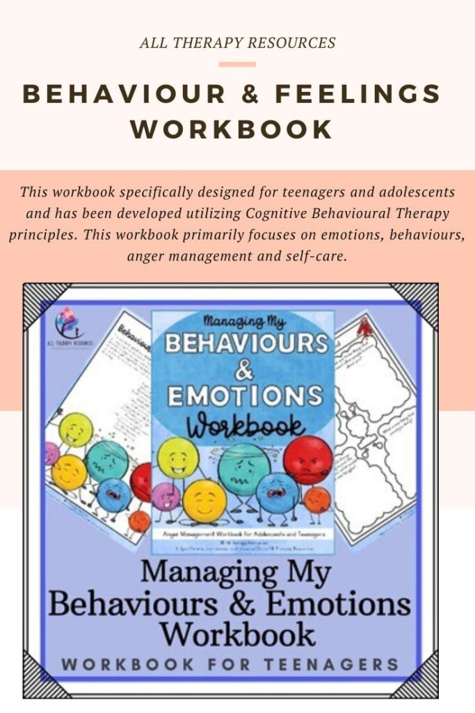 Anger Management Activities For Teenagers: A Workbook For