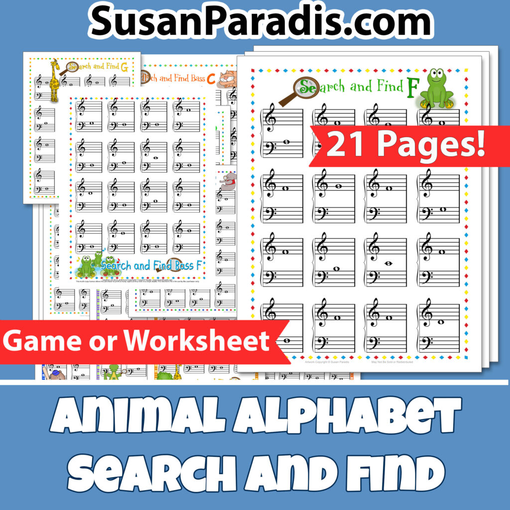 Animal Alphabet Search And Find Bundle