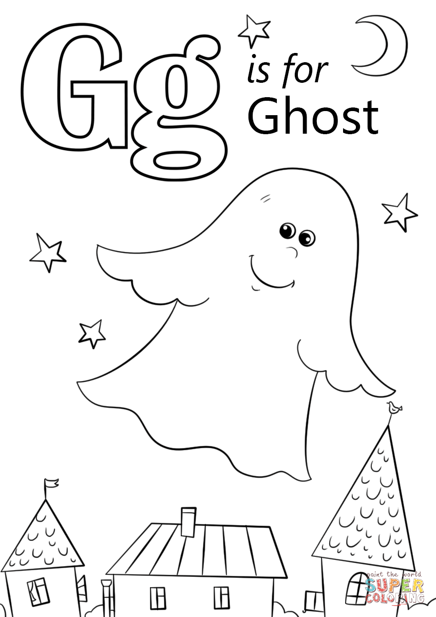Astonishing Ghost Coloringt Book Free Printable Halloween