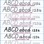 Australian School Fonts•instant Download Aussie Handwriting
