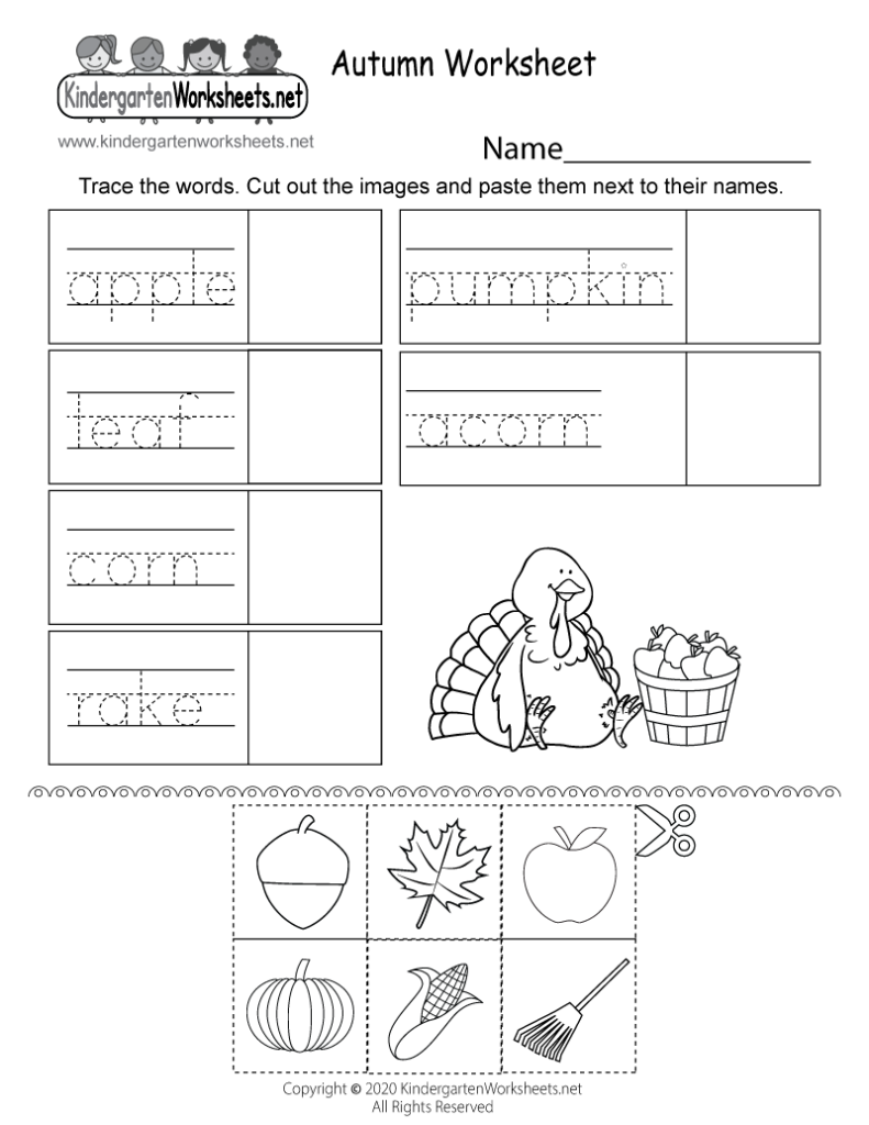 Autumn Fallheet Printable Preschoolheets Free For