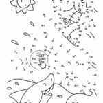 Awesome Connect The Dots Coloring Pages For Kids Free