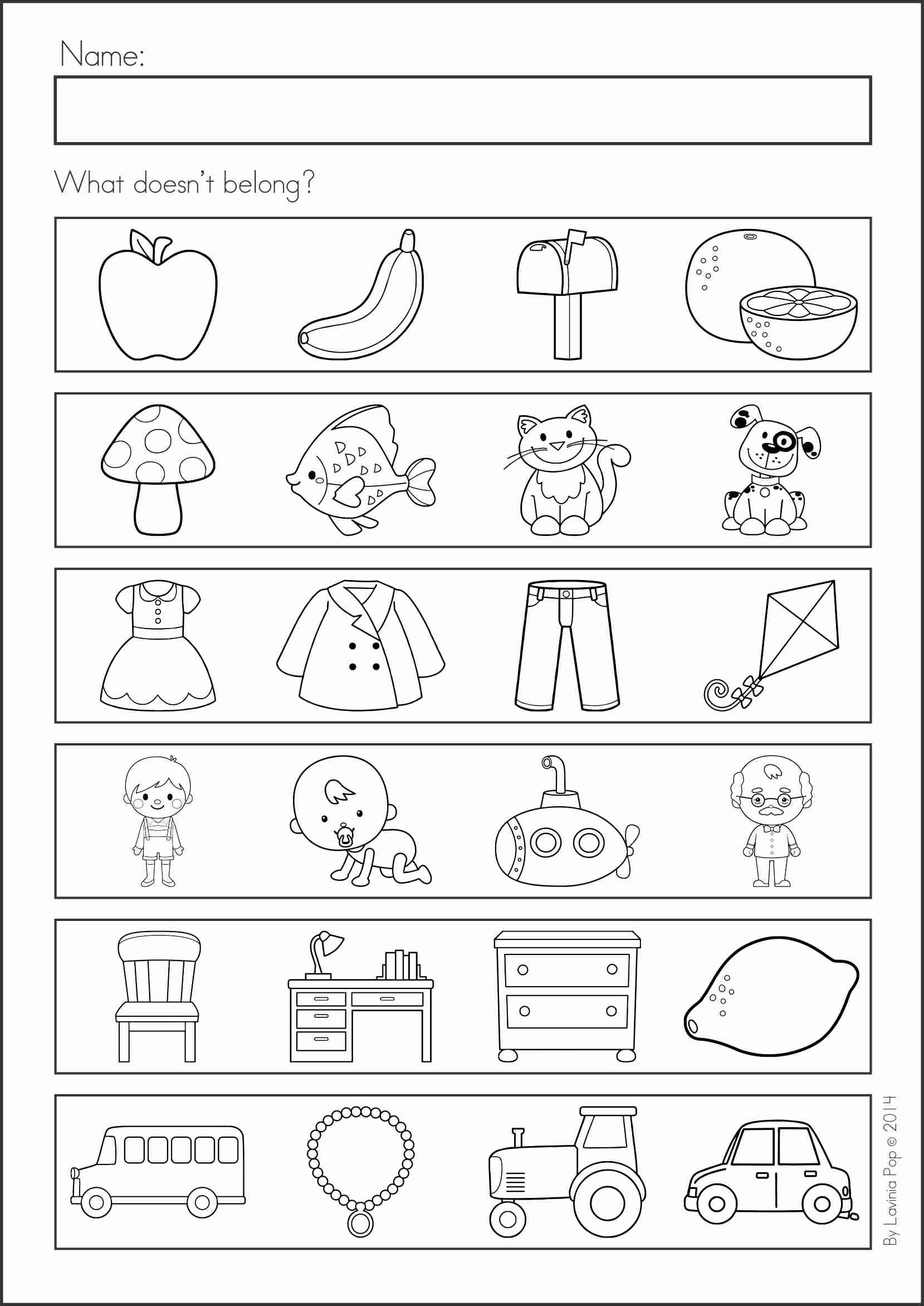 Back To School Math &amp;amp; Literacy Worksheets And Activities No