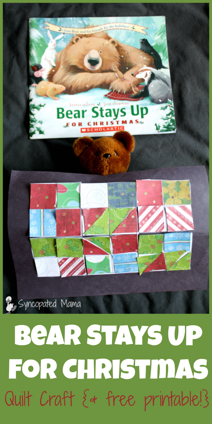Bear Stays Up - Easy Quilt Craft | Halloween Arts And Crafts