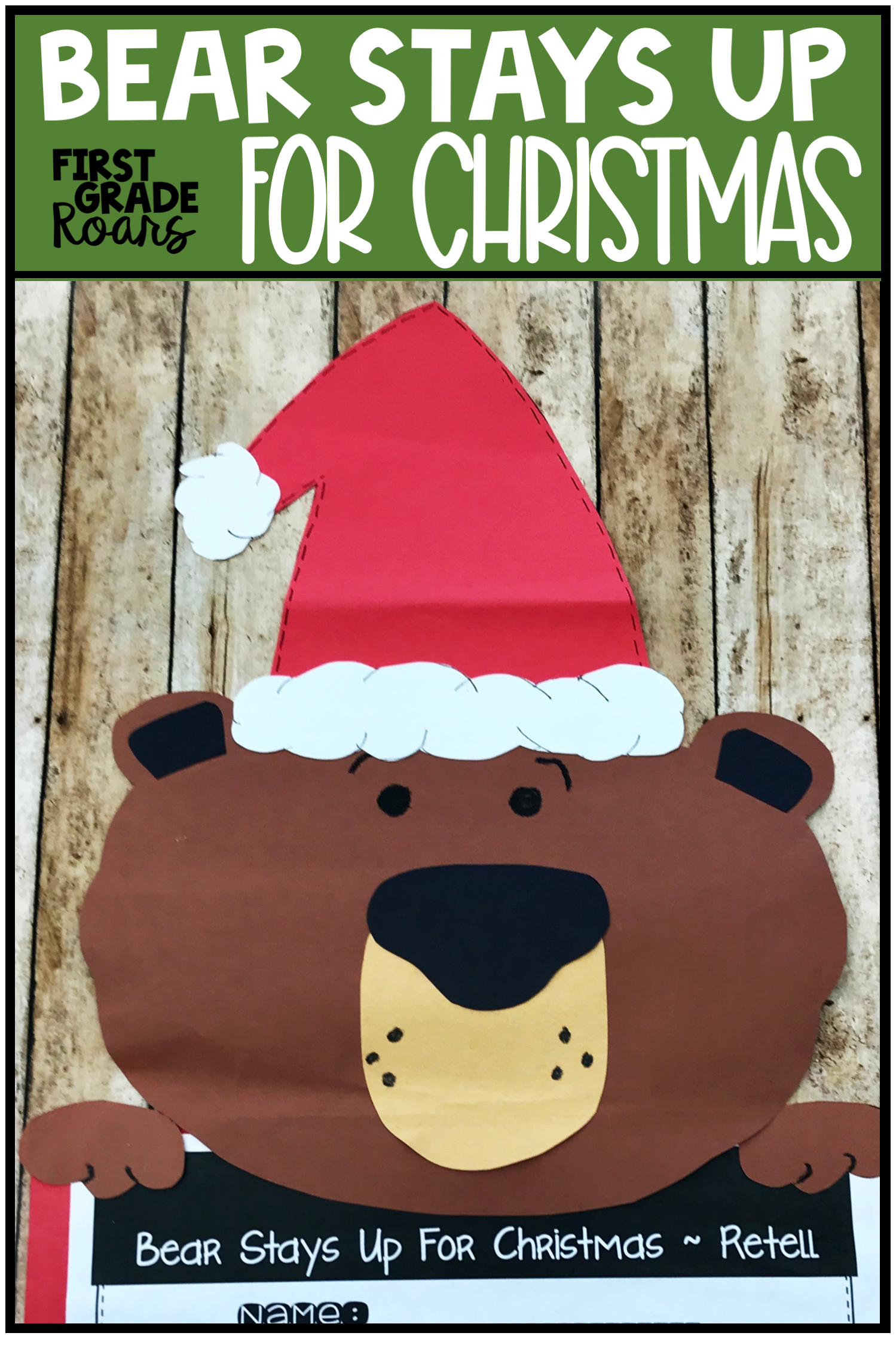 Bear Stays Up For Christmas | Shared Reading Activities