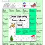 Board Game   Christmas & Santa | Christmas Worksheets