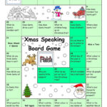 Board Game   Christmas & Santa Worksheet   Free Esl