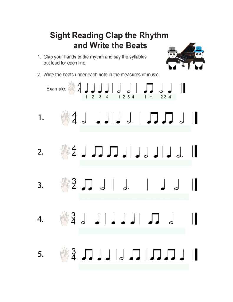 Book Piano Lesson Music Worksheets Pandastic Designs Book Piano Lesson Music Worksheets Pandastic Designs