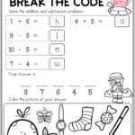 Break The Code: Math And Beginning Sounds | Subtraction Throughout Alphabet Code Worksheets Free