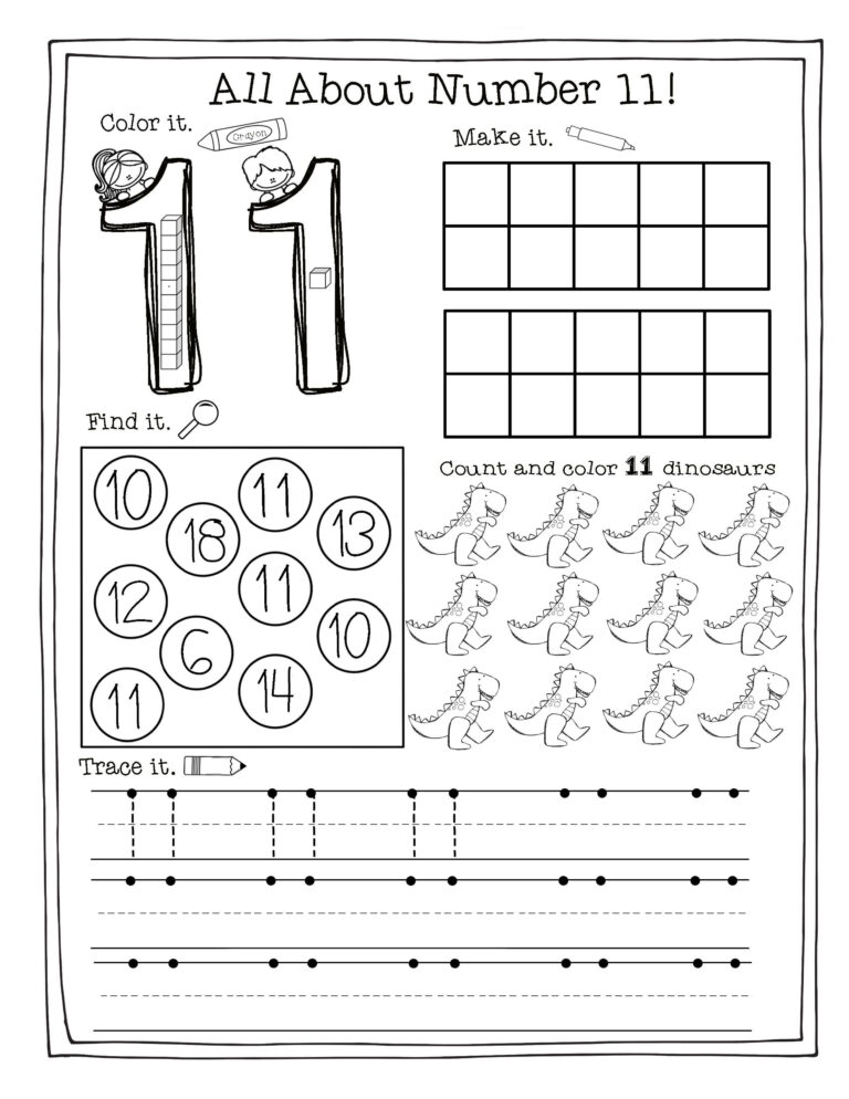 Building The Numbers 11 20 Free Printables Numbers