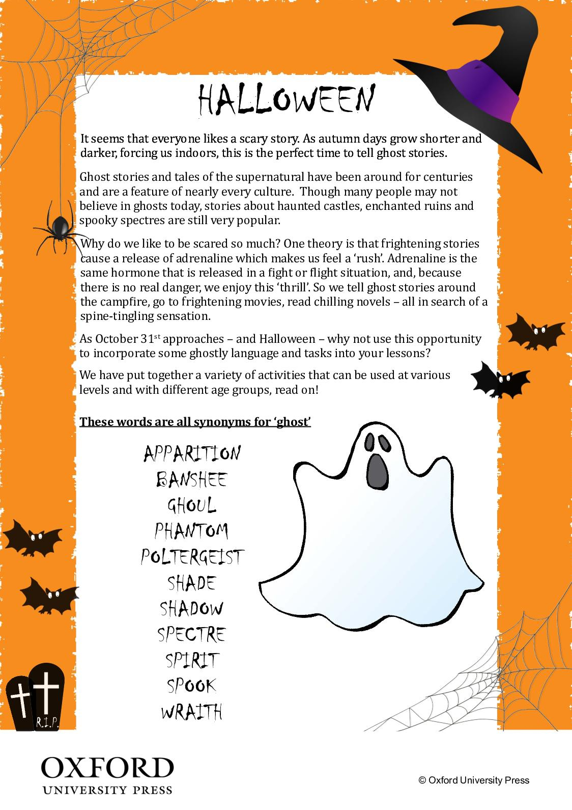 Calaméo - Halloween Worksheets