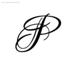 Calligraphy Letter P (1024×1024) | Lettering Alphabet
