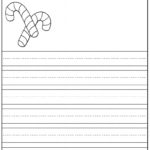 Candy Cane Writing Practice Printable Page | A To Z Teacher