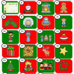 Christmas Abc Boardgame   English Esl Worksheets For