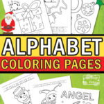 Christmas Alphabet Coloring Pages   Itsybitsyfun