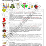 Christmas Around The World   Esl Worksheets.lefevre