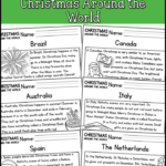 Christmas Around The World Reading Comprehension Passages (K