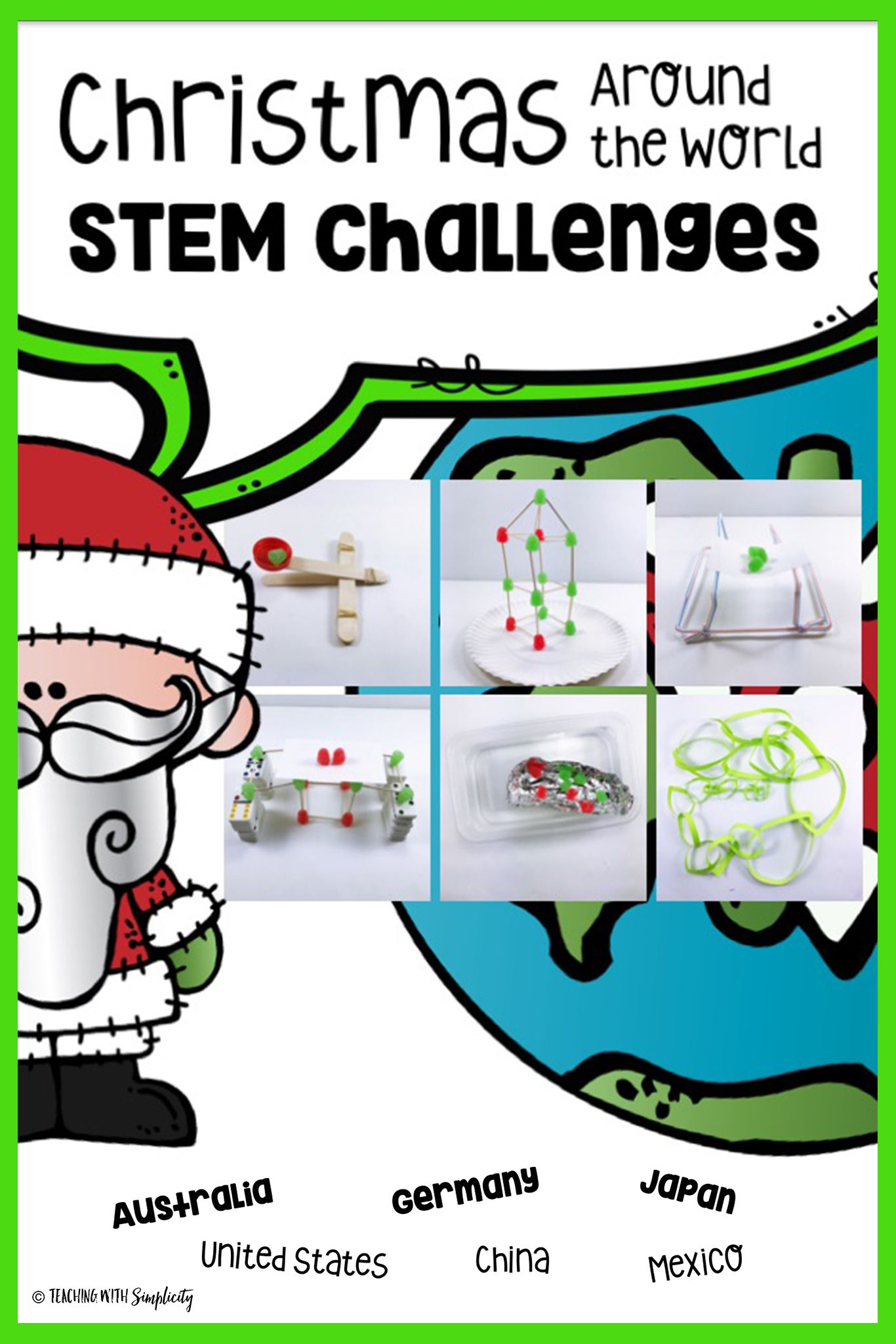 Christmas Around The World Stem Challenges | Christmas Stem