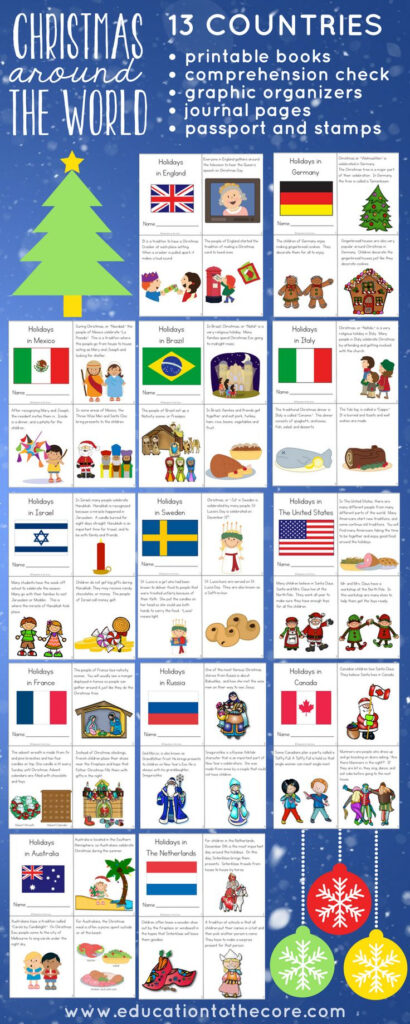 Christmas Around The World Unit. Complete With Printable