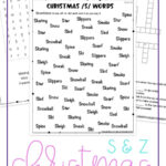 Christmas Articulation Worksheets For S And Z | Articulation