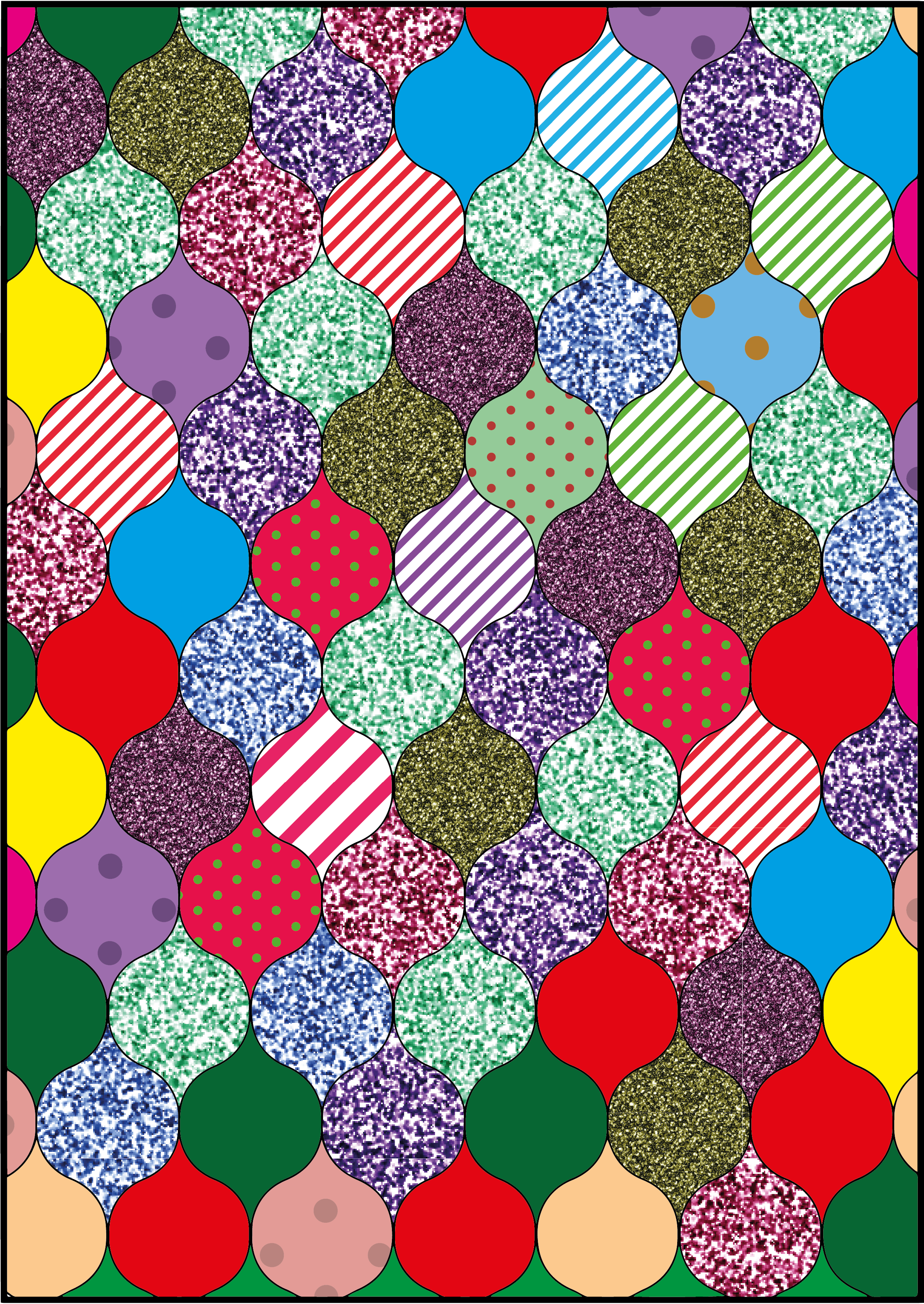 Christmas Bauble Tessellation | Christmas Math, Ocean Crafts