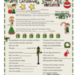 Christmas Carols Worksheet