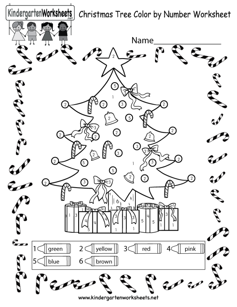 Christmas Coloring Pagesnumbers Printable Number