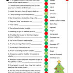 Christmas Definitions (Key Included)   English Esl