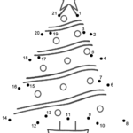 Christmas Dot To Dots   Coloring Pages For Kids And For