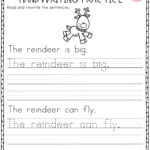 Christmas Handwriting Practice Worksheets Linear Equations