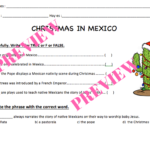 Christmas In Mexico   Lesson Plan