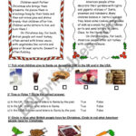 Christmas In The Uk And In The Usa   Esl Worksheetbouh17