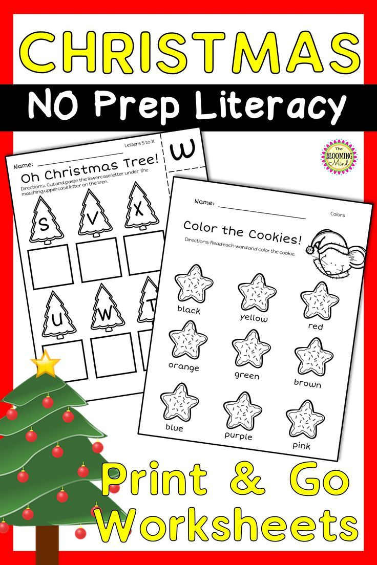 Christmas Literacy Worksheets | Christmas Literacy