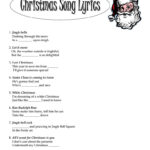 Christmas Lyrics   English Esl Worksheets For Distance