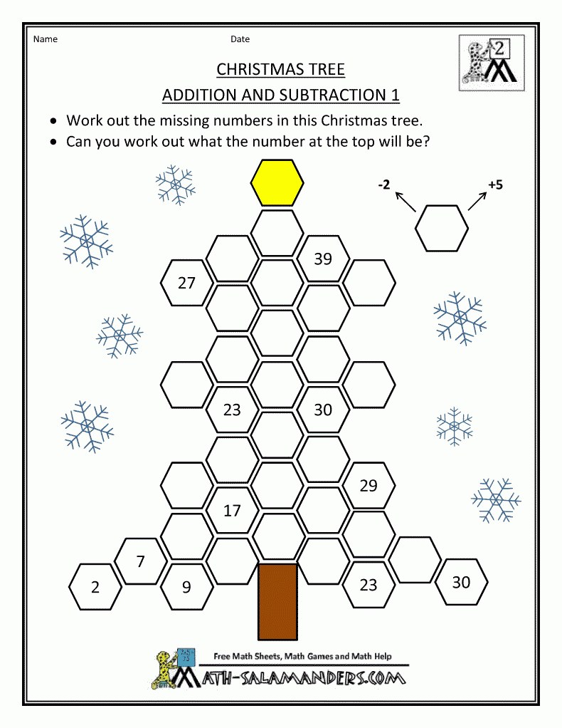 Christmas Math Activities | Christmas Math Worksheets