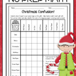 Christmas Math Activities For 4Th Grade, 5Th, 6Th, And