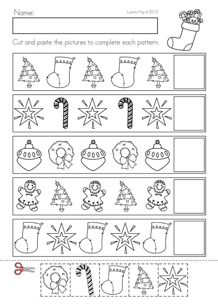 Christmas Math & Literacy Worksheets & Activities No Prep