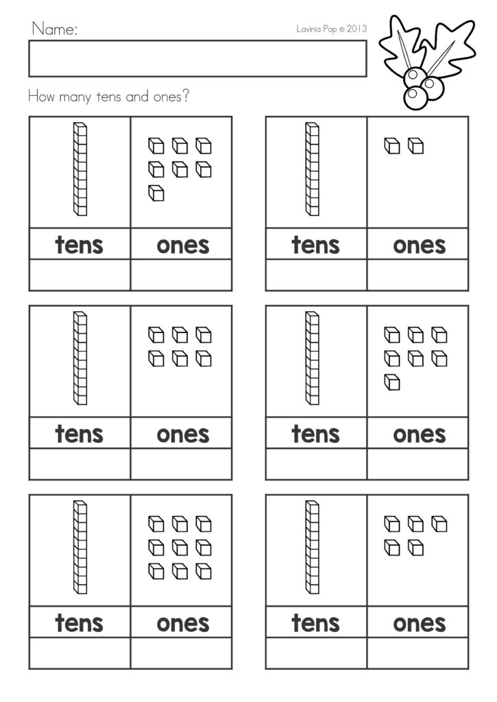 Christmas Math & Literacy Worksheets & Activities No Prep