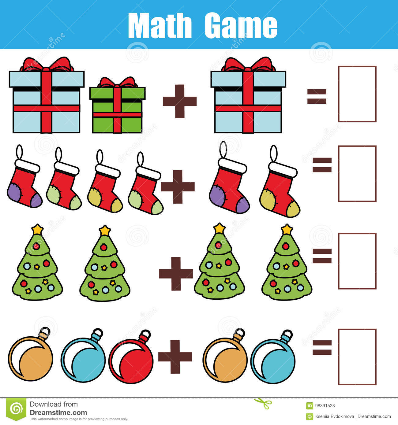 Christmas Math Stock Illustrations – 1,673 Christmas Math