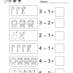 Christmas Math Worksheet   Free Kindergarten Holiday