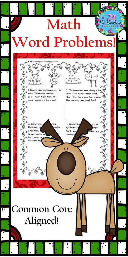 Christmas Math Worksheets : Christmas Math Word Problems