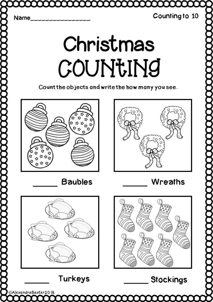 Christmas Math Worksheets For First Grade Telling Time