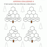 Christmas Math Worksheets (Harder)