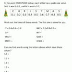 Christmas Math Worksheets (Harder)