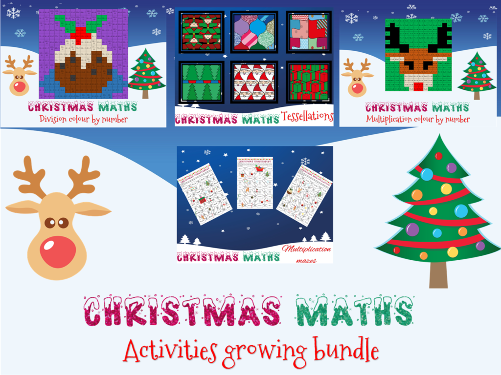 Christmas Maths: Activities Growing Bundle