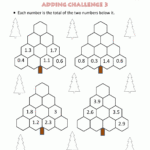 Christmas Maths Activities Tree Adding Challenge 3
