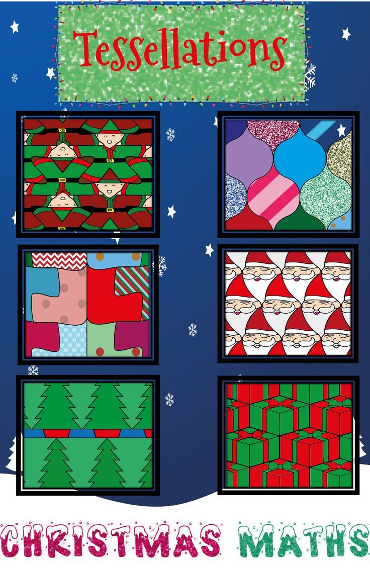 Christmas Maths: Festive Tessellations | Christmas Math