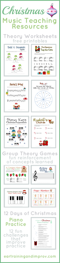 Christmas Music Theory Worksheets   20+ Free Printables