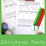 Christmas Parts Of Speech (Grammar) Worksheets  Nouns, Verbs