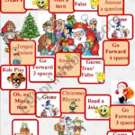 Christmas Party Board Game   Esl Worksheetelfelena